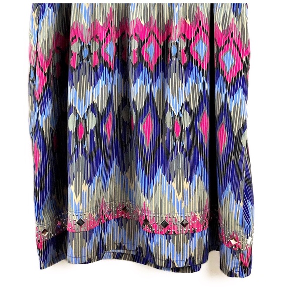 Cato Plus Size Printed Stud Dress - Picture 6 of 8